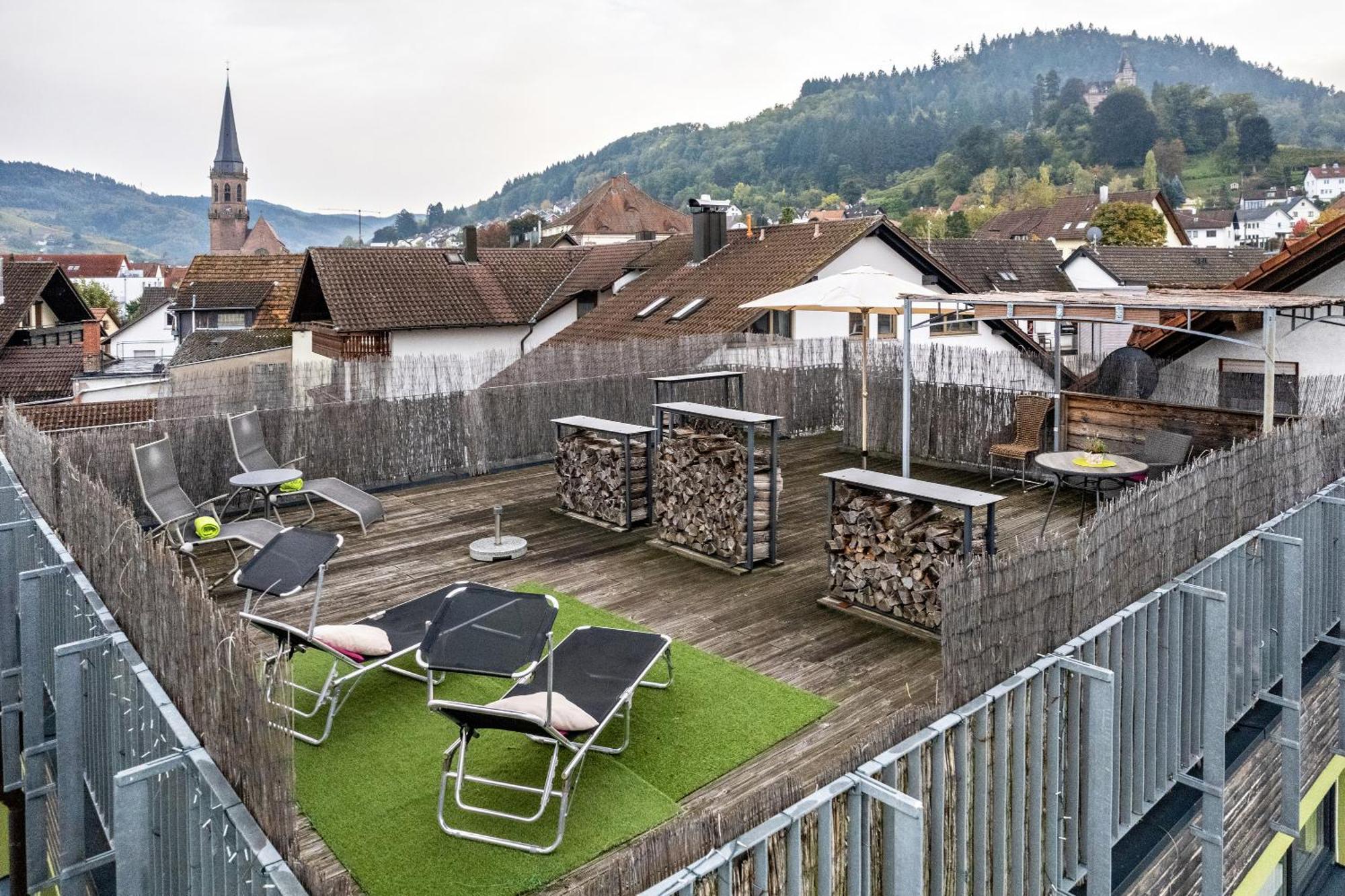 Azuria Schwarzwald Loft Apartment Kappelrodeck Bagian luar foto